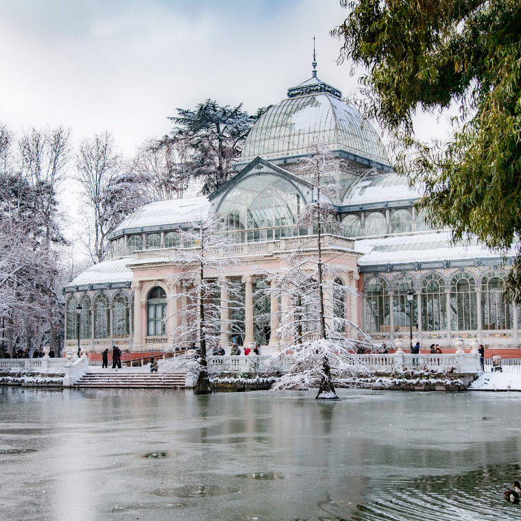 Fotografía del Palacio de Cristal, tomada por Vicente Tofiño
