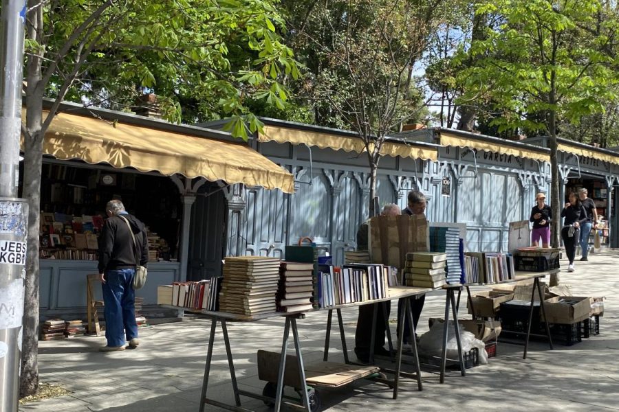 Feria de libros de la Cuesta de Moyano. Imagen actual Maite Escobar Alférez